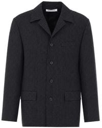 sunflower - Pinstripe-Pattern Jacket - Lyst