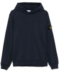 Stone Island - Hoodie Met Compass-Logopatch - Lyst