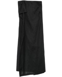 Liviana Conti - Strapless Draped Asymmetric Dress - Lyst