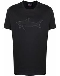 Paul & Shark - Logo-Print Short-Sleeve T-Shirt - Lyst