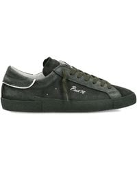Philippe Model - Suede-Panelled Low-Top Sneakers - Lyst