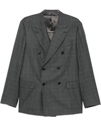 Caruso - Check Double-Breasted Suit - Lyst