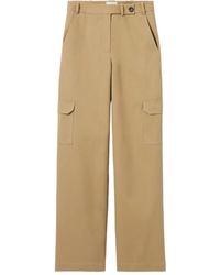Claudie Pierlot - Straight Cargo Broek Met Wijde Pijpen - Lyst