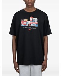 New Balance - Graphic-Print T-Shirt - Lyst