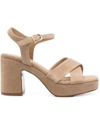 Janet & Janet - Cross-Strap Platform Sandals - Lyst