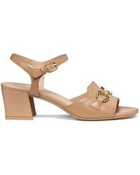 Geox - 50 New Eraklia Horsebit-Detail Buckle-Fastening Heeled Sandals - Lyst