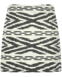 Punicana - Tiri Geometric-Print Mini Skirt - Lyst