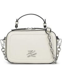 KARL LAGERFELD - Chain-Strap Crossbody Bag - Lyst