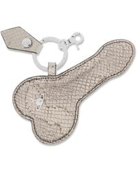 Vivienne Westwood - Orb-Detail Leather Keyring - Lyst