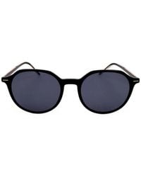 BOSS - Lunettes De Soleil À Monture Ronde - Lyst