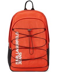 KARL LAGERFELD - String Utility Backpack - Lyst