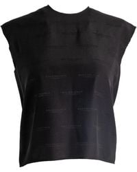 Balenciaga - Trägershirt Mit Logo-Print - Lyst