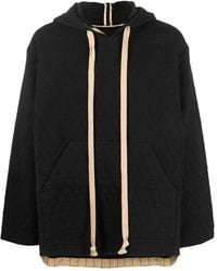 Uma Wang - Sudadera Acolchada Con Capucha Y Cordones - Lyst