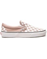 Vans - Classic Slip-On "Checkerboard" Sneakers - Lyst