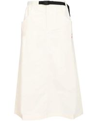 The North Face - Logo-Detail Belted Skirt - Lyst