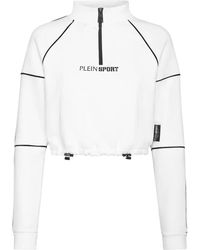 Philipp Plein - Cropped Hoodie Sweatshirt - Lyst