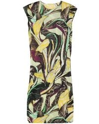 Pleats Please Issey Miyake - Printed Pleated Midi Dress - Lyst