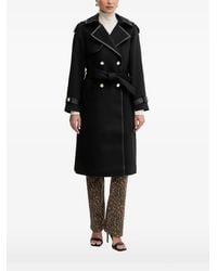 Morgan - Belted Double-Breasted Coat - Lyst