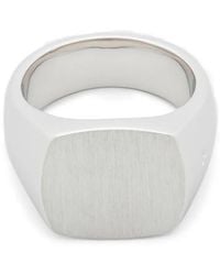 Tom Wood - Cushion Satin Signet Ring - Lyst