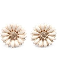 Carolina Herrera - Crystal-Embellished Earrings - Lyst