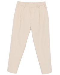 Eleventy - Pleated Elasticated-Waistband Trousers - Lyst
