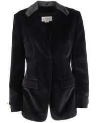 Genny - Crystal-Embellished Velvet Jacket - Lyst