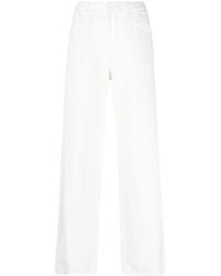 Vince - Straight-Leg-Hose Mit Hohem Bund - Lyst