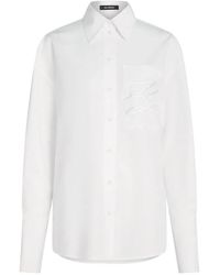 KARL LAGERFELD - Camisa con detalle característico de x Amber Valletta - Lyst