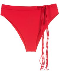 Clube Bossa Bragas de bikini Rosita con lazo de flecos - Rojo