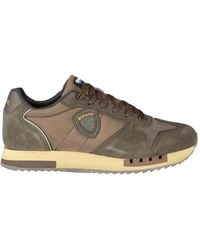 Blauer - Queens Logo-Patch Sneakers - Lyst