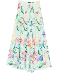 LAVI COUTURE - Floral-Print Palazzo Pants - Lyst