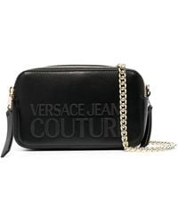 Versace Jeans Couture - Logo-Lettering Crossbody Bag - Lyst