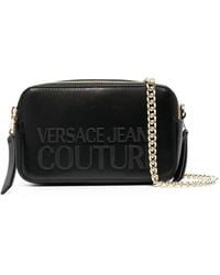 Versace Jeans Couture - Logo-Lettering Crossbody Bag - Lyst