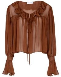 Raquel Diniz - Camille Ruffled Blouse - Lyst