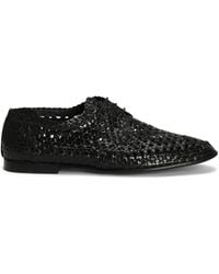 Dolce & Gabbana - Derby-Schuhe aus Leder - Lyst