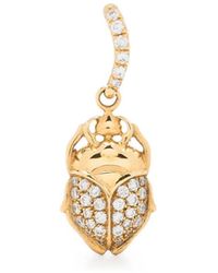 Aurelie Bidermann - 18Kt Beetle Pendant - Lyst