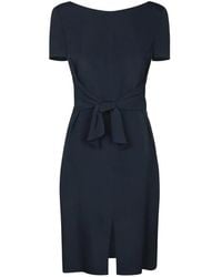 Emporio Armani - Robe À Détail De Nœud - Lyst