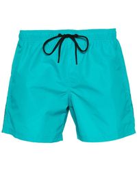 Sundek - Stripe-detail Swim Shorts - Lyst