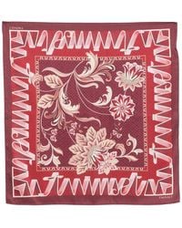 Twinset - Schal Mit Blumen-Print - Lyst