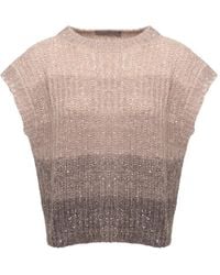 D.exterior - Sequin-Embellished Vest - Lyst
