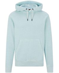 BOSS - Logo-embroidered Cotton-blend Hoodie - Lyst