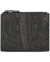 Etro - Paisley Zip Wallet - Lyst