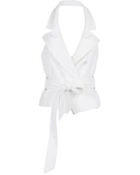 Elisabetta Franchi - Belted Vest - Lyst