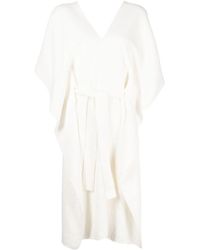 Voz - V-Neck Cotton Dress - Lyst