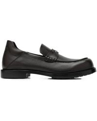 Balenciaga - Comfy Logo-Plaque Leather Loafers - Lyst