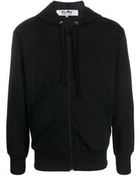 COMME DES GARÇONS PLAY - X The Artist Invader Pixelated-Appliqué Hoodie - Lyst