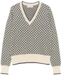 Drumohr - Pull En Cachemire À Col V - Lyst