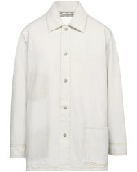 Maison Margiela - Denim Caban Jacket - Lyst