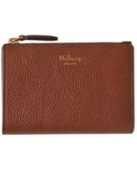 Mulberry - Continental Bi-Fold Leather Wallet - Lyst