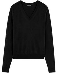 Minnie Rose - Pull À Col V - Lyst